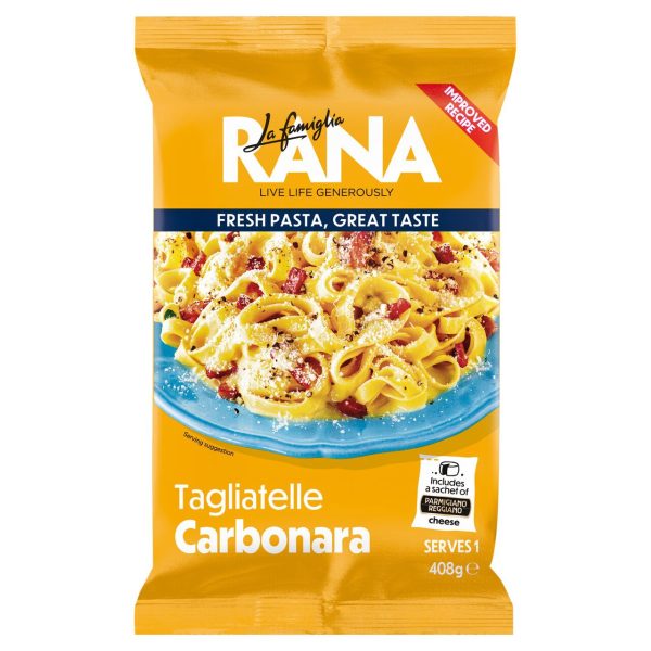 La Famiglia Rana Classic Italian Recipe Kit Tagliatelle Carbonara