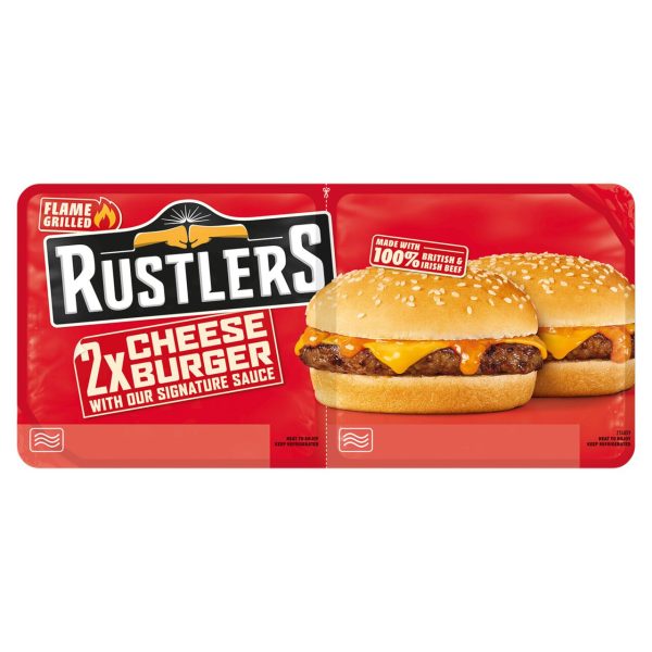 Rustlers The Flame Grilled Cheese Burger