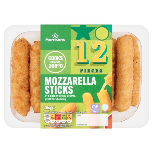 Morrisons Mozzarella Sticks 12 Pieces