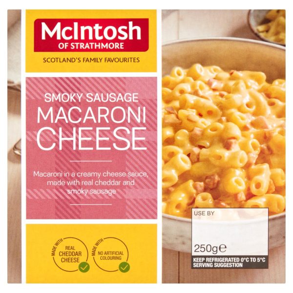 McIntosh Of Strathmore Macaroni Cheese Made With Smoky Sausage