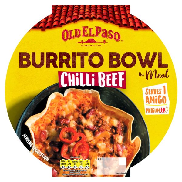 Old El Paso Chilli Beef Burrito Bowl