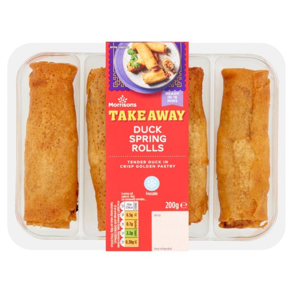 Morrisons Duck Spring Rolls