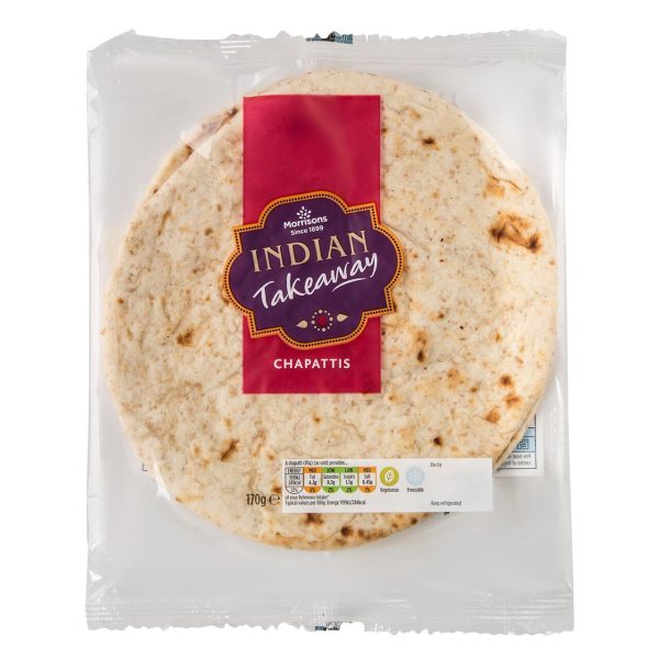 Morrisons Indian Takeaway Chapattis