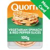 Quorn Vegetarian Spinach And Red Pepper Slices