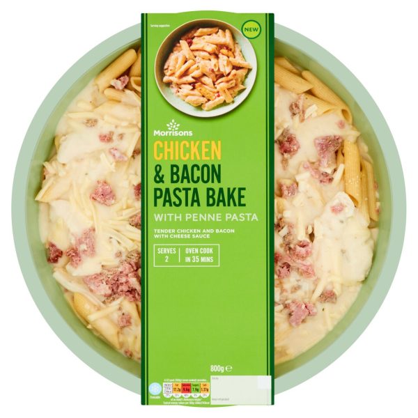 Chicken & Bacon Pasta Bake Serves 2