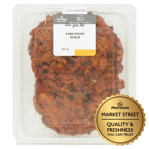 Market Street Large Red Onion Bhajis Pack of 4