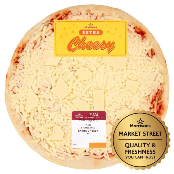 Market Street Extra Cheesy Thin Stonebaked 10" Pizza