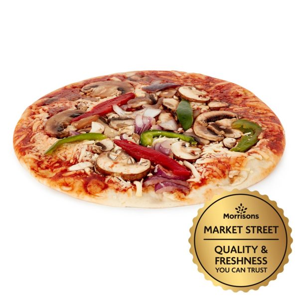 Market Street Vegetable Supreme Thin Stonebaked 10" Pizza