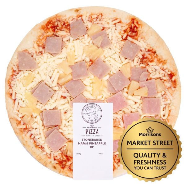 Market Street Ham & Pineapple Stonebaked 10" Pizza