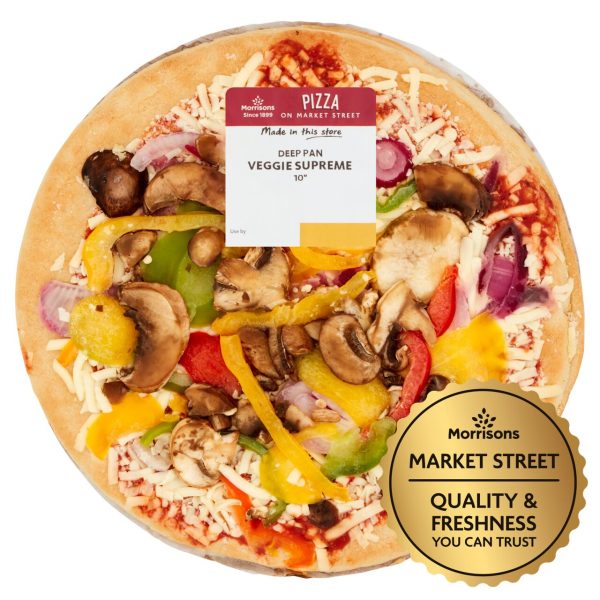 Market Street Veggie Supreme Deep Pan 10" Pizza