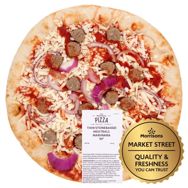 Market Street 10" Meatball Marinara Pizza