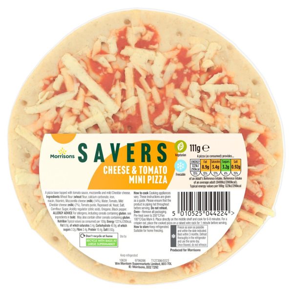 Savers Cheese & Tomato Mini Pizza