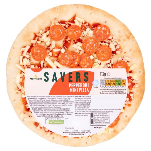 Savers Pepperoni Mini Pizza