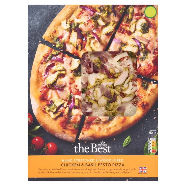 The Best Chicken & Basil Pesto Pizza