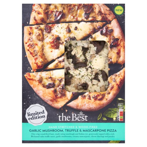 The Best Garlic Mushroom, Truffle & Mascarpone Pizza