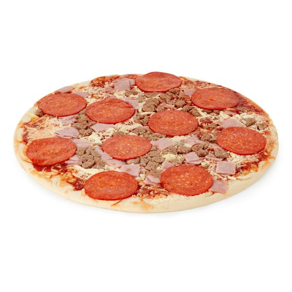 Market Street Mighty Meaty Thin Stonebaked 14" Pizza