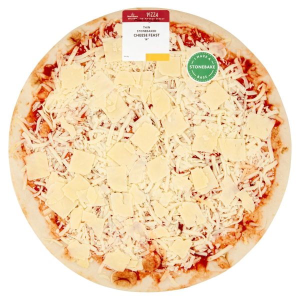 Market Street Extra Cheesy Thin Stonebaked 14" Pizza