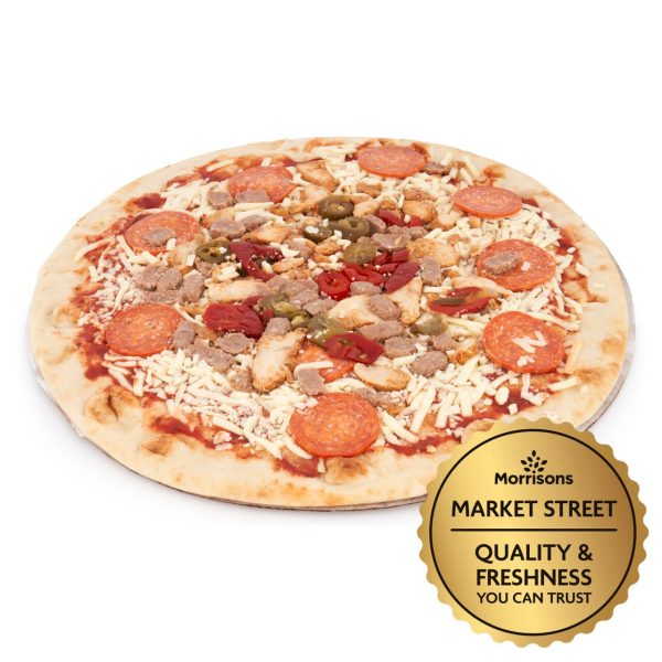 Market Street Sizzler Thin Stonebaked 14" Pizza