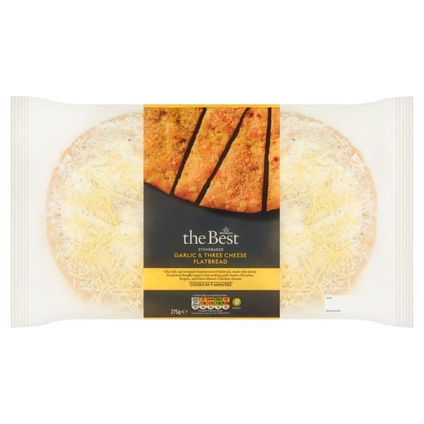 The Best 3 Cheese & Garlic Flatbreads