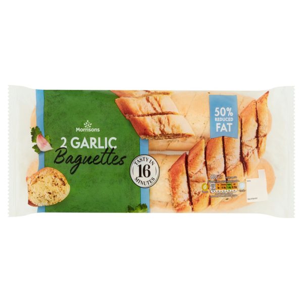 Reduced Fat Garlic Baguettes