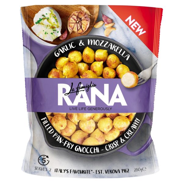 Rana Garlic And Mozzarella Filled Pan Fry Gnocchi