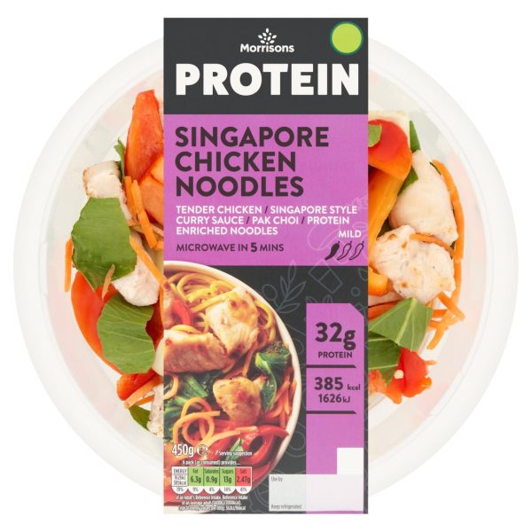 Protein Singapore Chicken Noodles