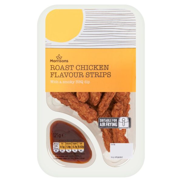 Roast Chicken Flavour Strips & Smoky BBQ Dip