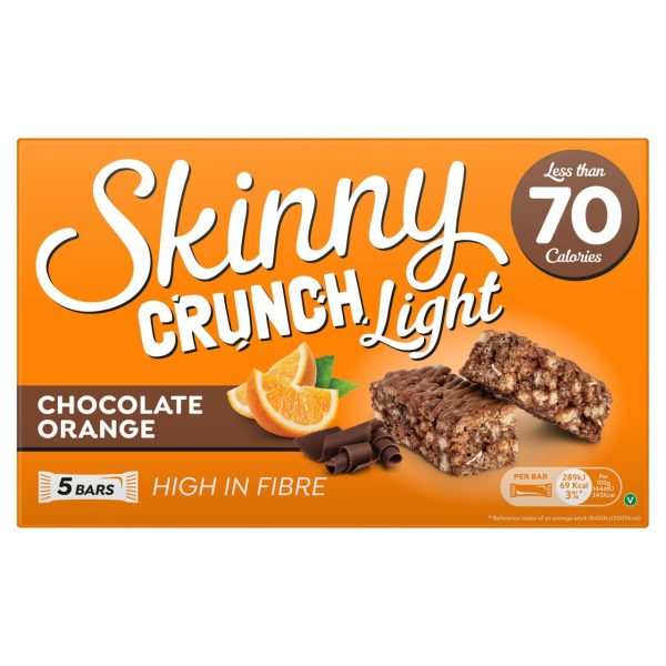 Skinny Crunch Chocolate Orange Snack Bars