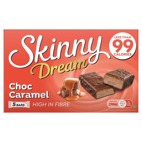 Skinny Dream Chocolate Caramel 5 Bars