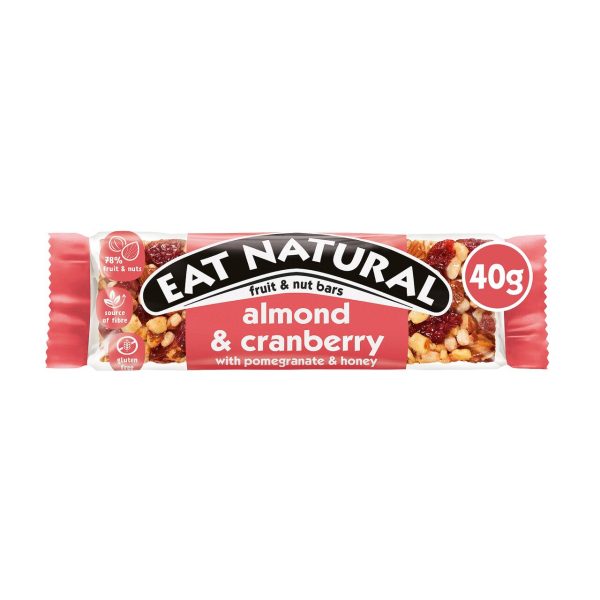 Eat Natural Cereal Bar Almond Cranberry & Pomegranate