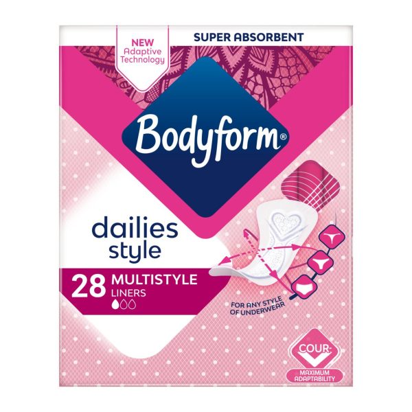 Bodyform Dailies Multistyle Normal Panty Liners