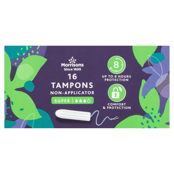 Non-applicator Tampons Super