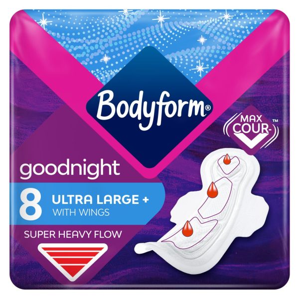 Bodyform Cour-V Ultra Night Sanitary Towels Wings