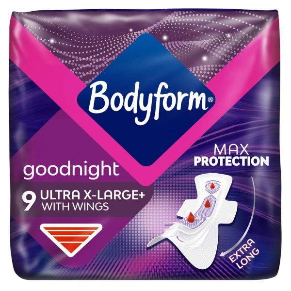 Bodyform Ultra Night XL Sanitary Towels with wings