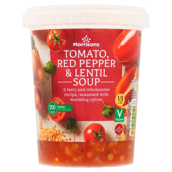 Tomato Red Pepper & Lentil Soup