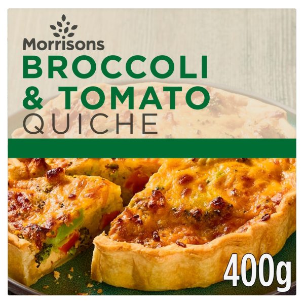 Broccoli & Tomato Quiche