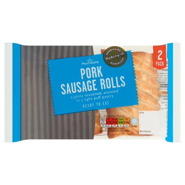 2 Fresh Bake Pork Sausage Rolls