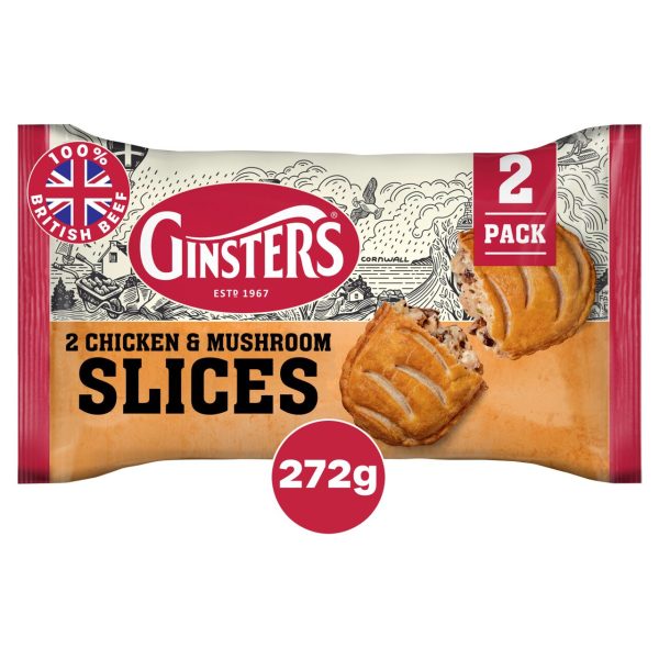 Ginsters 2 Chicken & Mushroom Slice