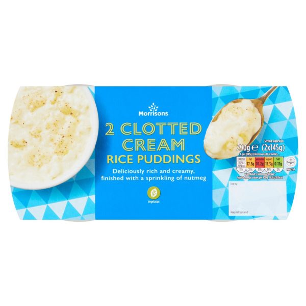 2 Clotted Cream Rice Puddings