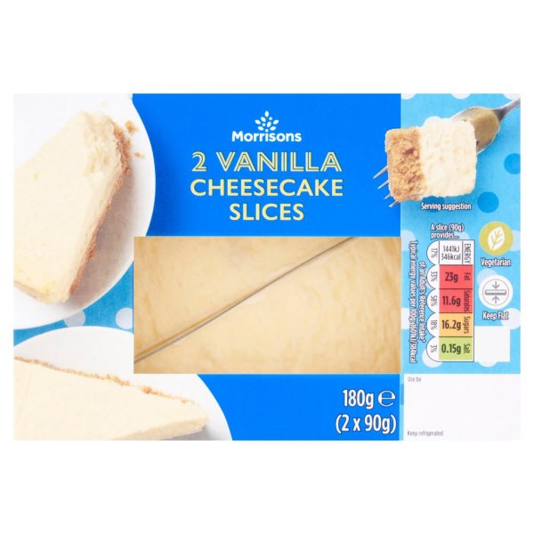 2 Vanilla Cheesecake Slices