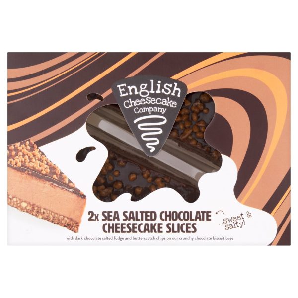 English Cheesecake Company 2 Salted Chocolate Cheesecake Slices