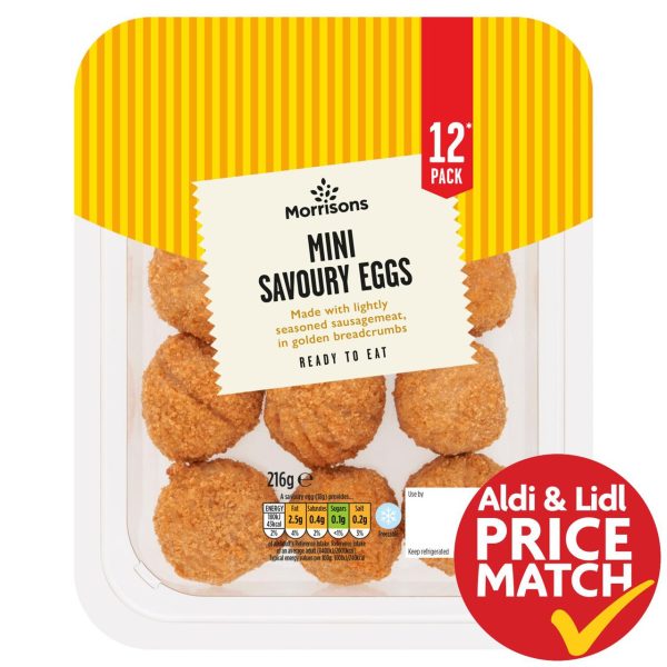 Mini Savoury Scotch Eggs Pack Of 12