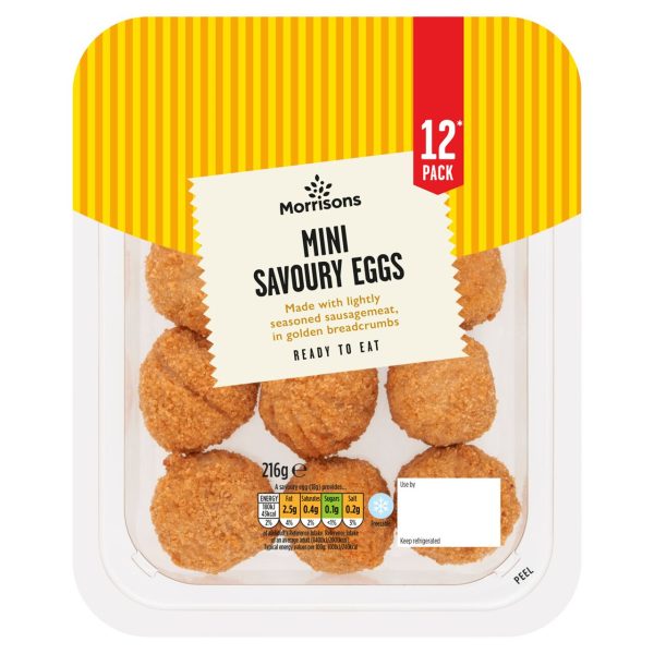 Mini Savoury Scotch Eggs Pack Of 12