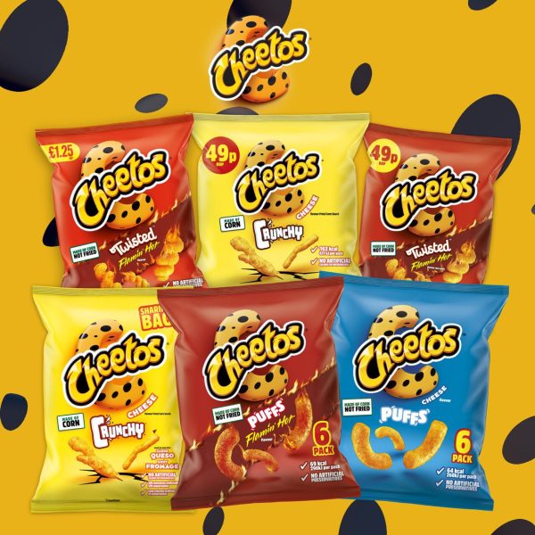 Cheetos Puffs Cheese Multipack Snacks Crisps