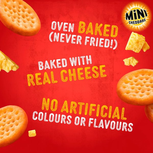 Jacob's Mini Cheddars Red Leicester Multipack Snacks 6 Pack Multipack