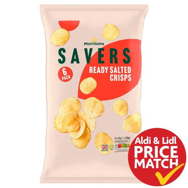 Savers Crisps Ready Salted