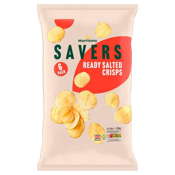 Savers Crisps Ready Salted