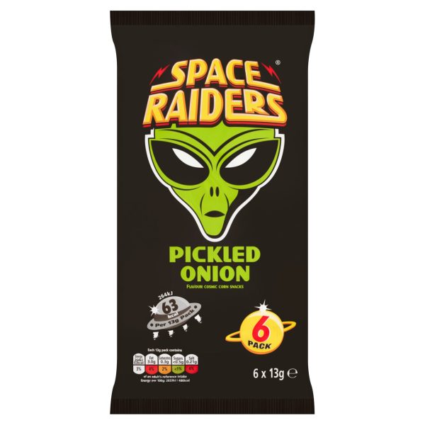 Space Raiders Pickled Onion Multipack Crisps