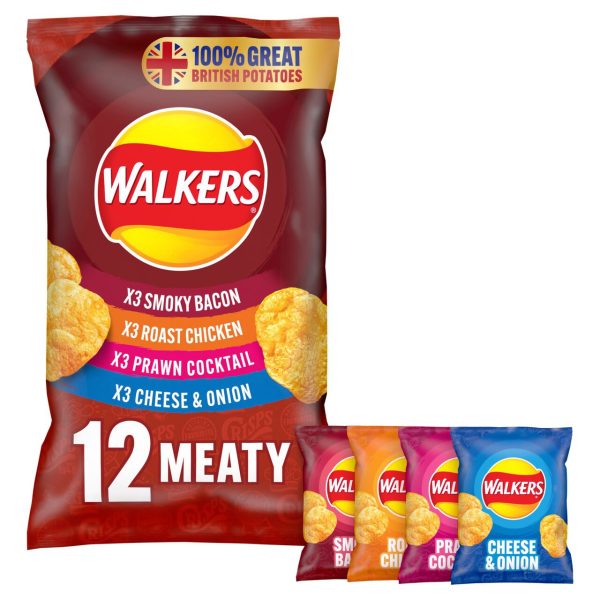 Walkers Meaty Variety Multipack Crisps