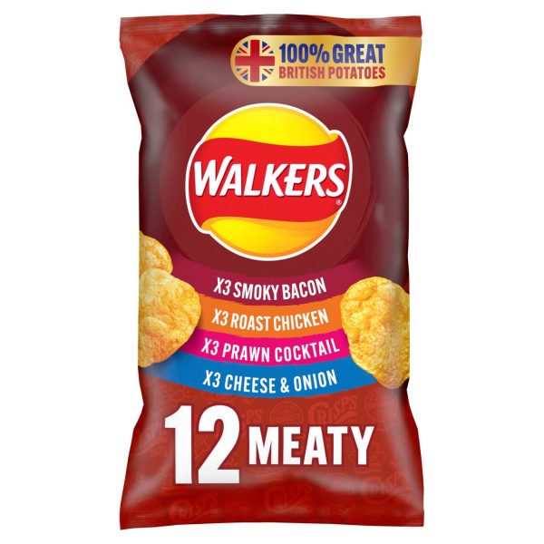 Walkers Meaty Variety Multipack Crisps